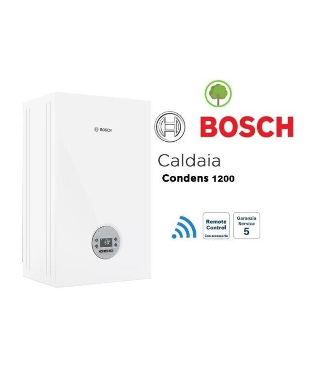 Caldaia a Condensazione 24KW Bosch GC1200W 24C Gpl/Metano + Kit Fumi in Omaggio